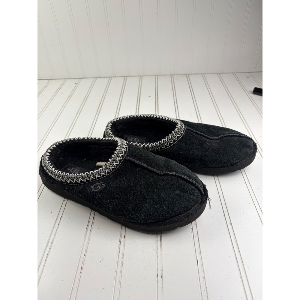 UGG Black Tasman 2 Suede Slippers Loafers Women's Size 8 $125 - Picture 2 of 11